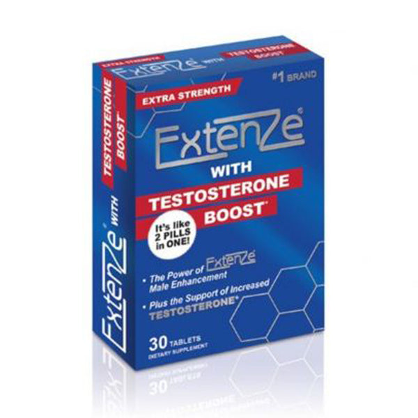 Extenze With Testosterone Boost 30ct Box