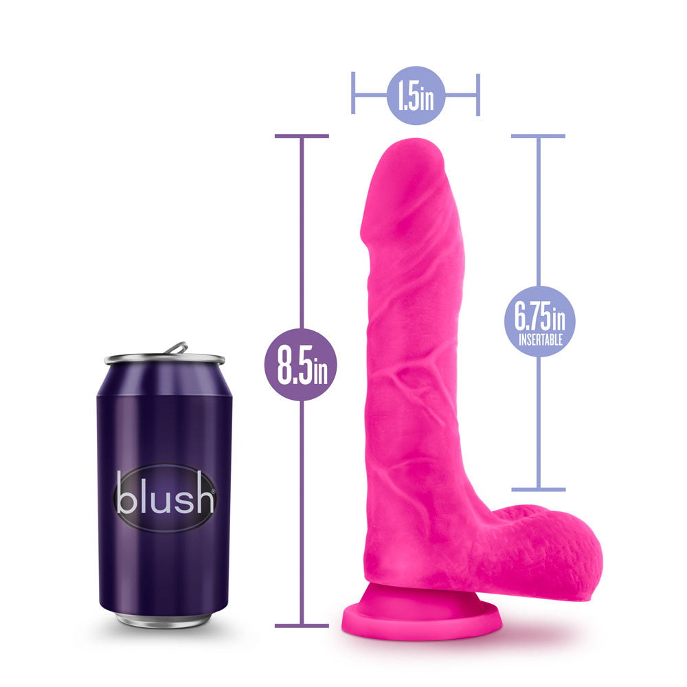Au Natural - Bold - Thrill - 8.5 Inch Dildo -  Pink-4