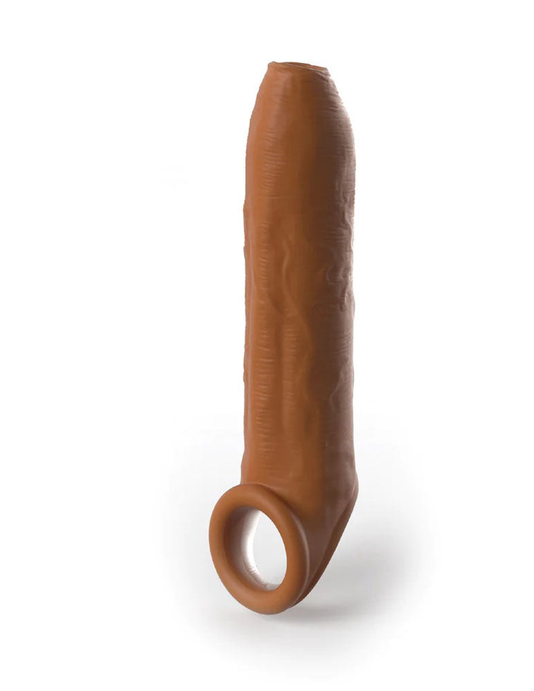 Fantasy X-Tensions Elite Uncut 7 Inch Extension  Sleeve With Strap - Tan