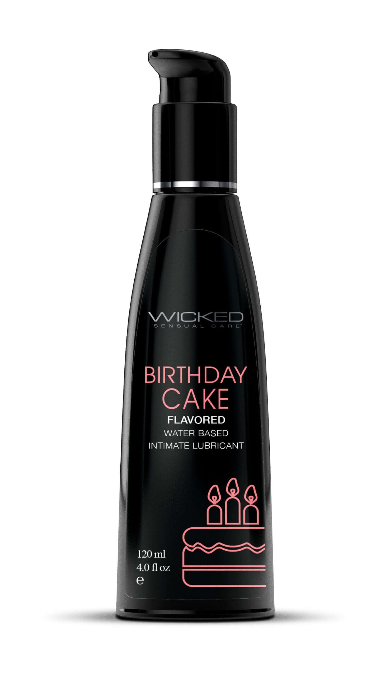 Wicked Aqua Birthday Cake Flavored Water Based  Lubricant 4 Oz