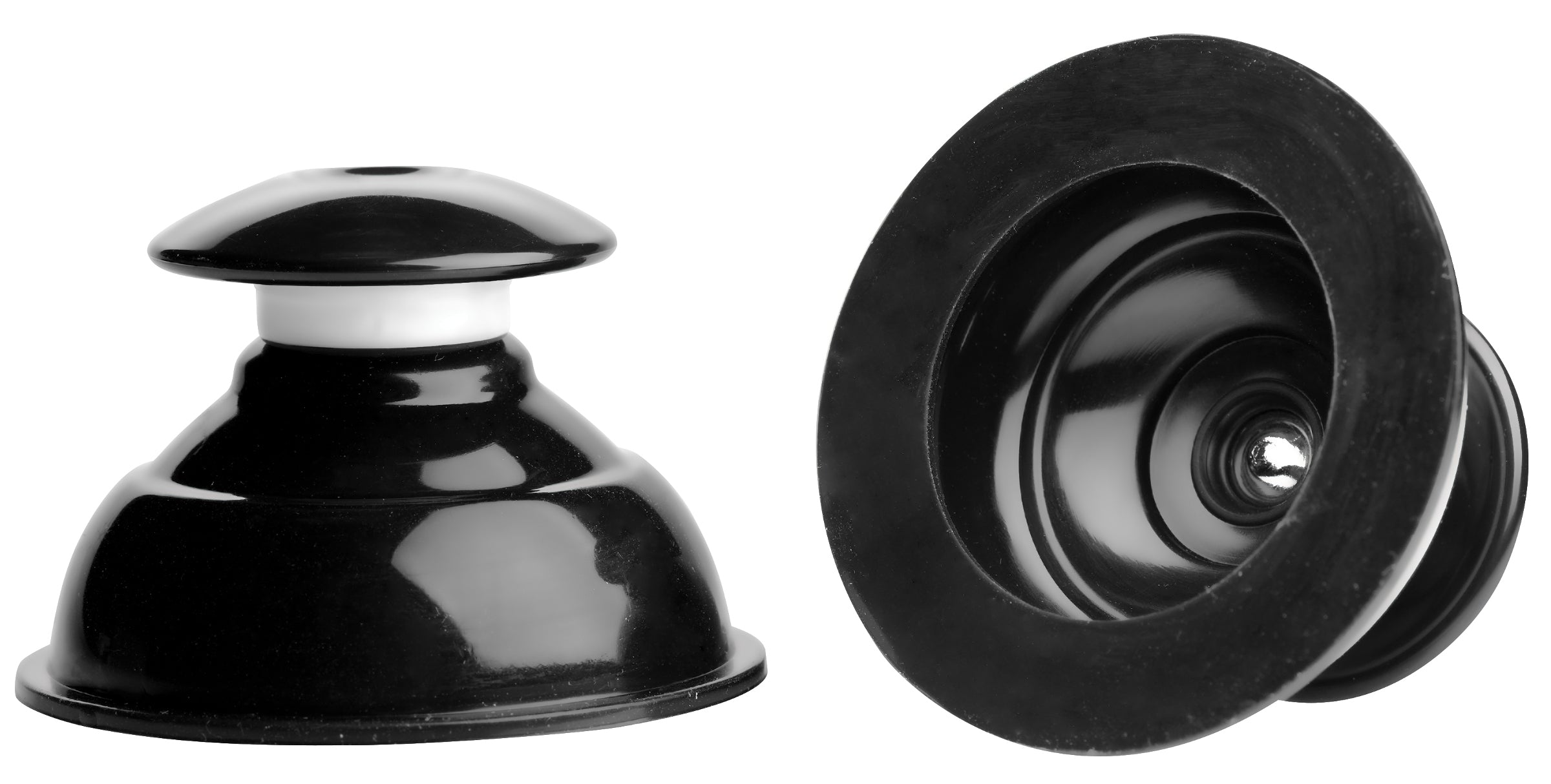 Master Series - Plungers Extreme Suction Nipple  Suckers - Black-2