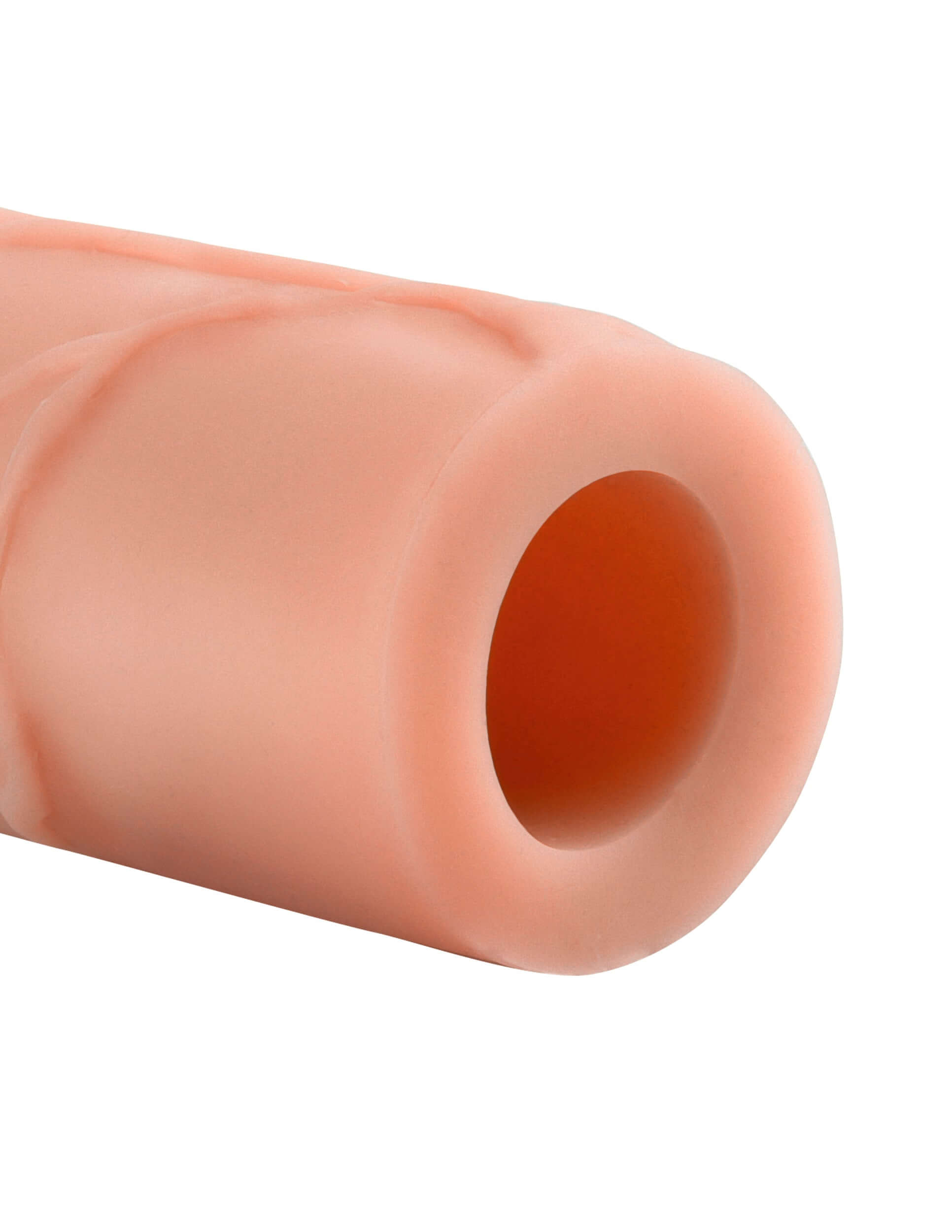 Fantasy X-Tension Perfect 2-Inch Extension showing a close-up view of its flexible, body-safe design.
