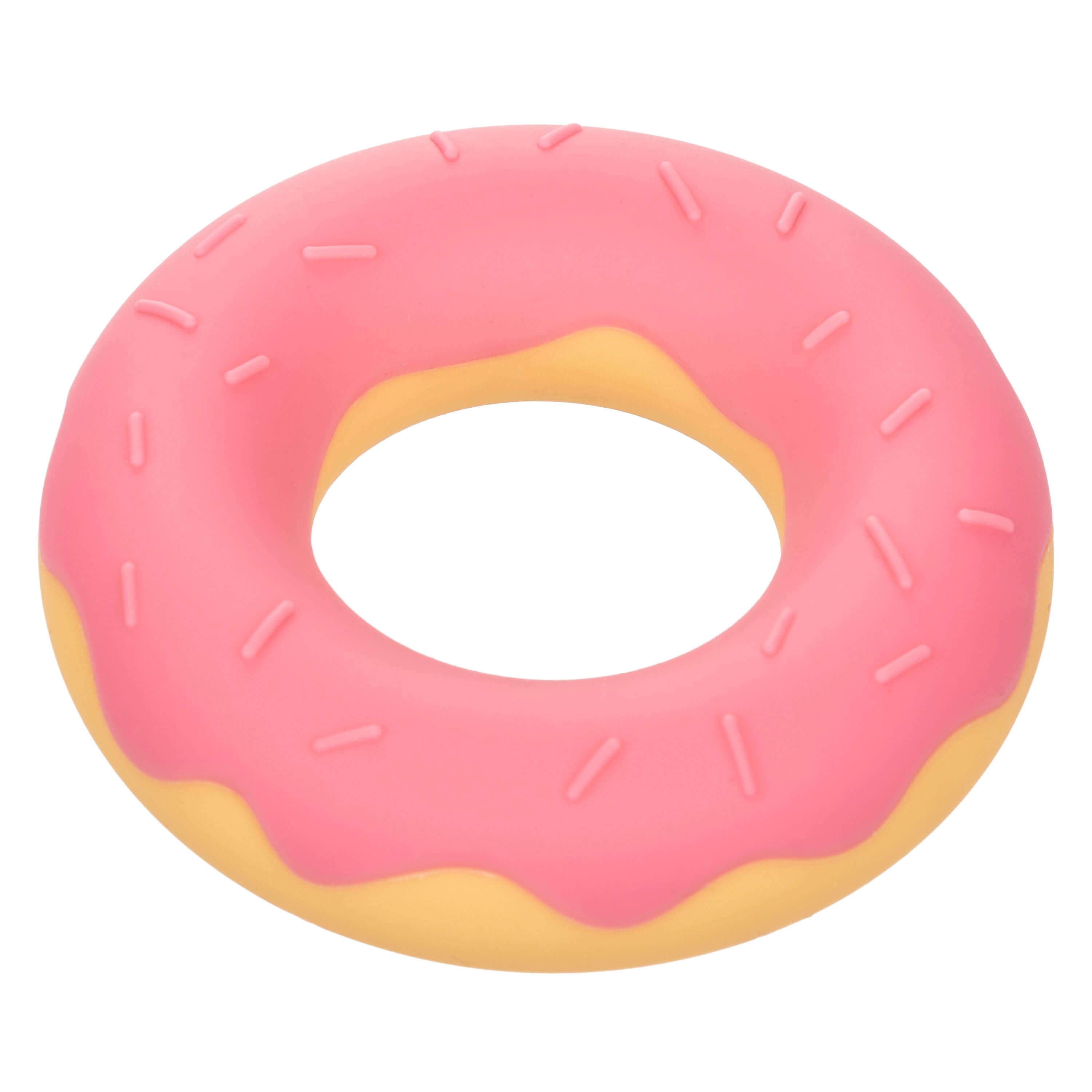 Naughty Bits Dickin’ Donuts Silicone Donut Cock  Ring - Pink