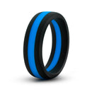 Performance - Silicone Go Pro Cock Ring -  Black/blue/black