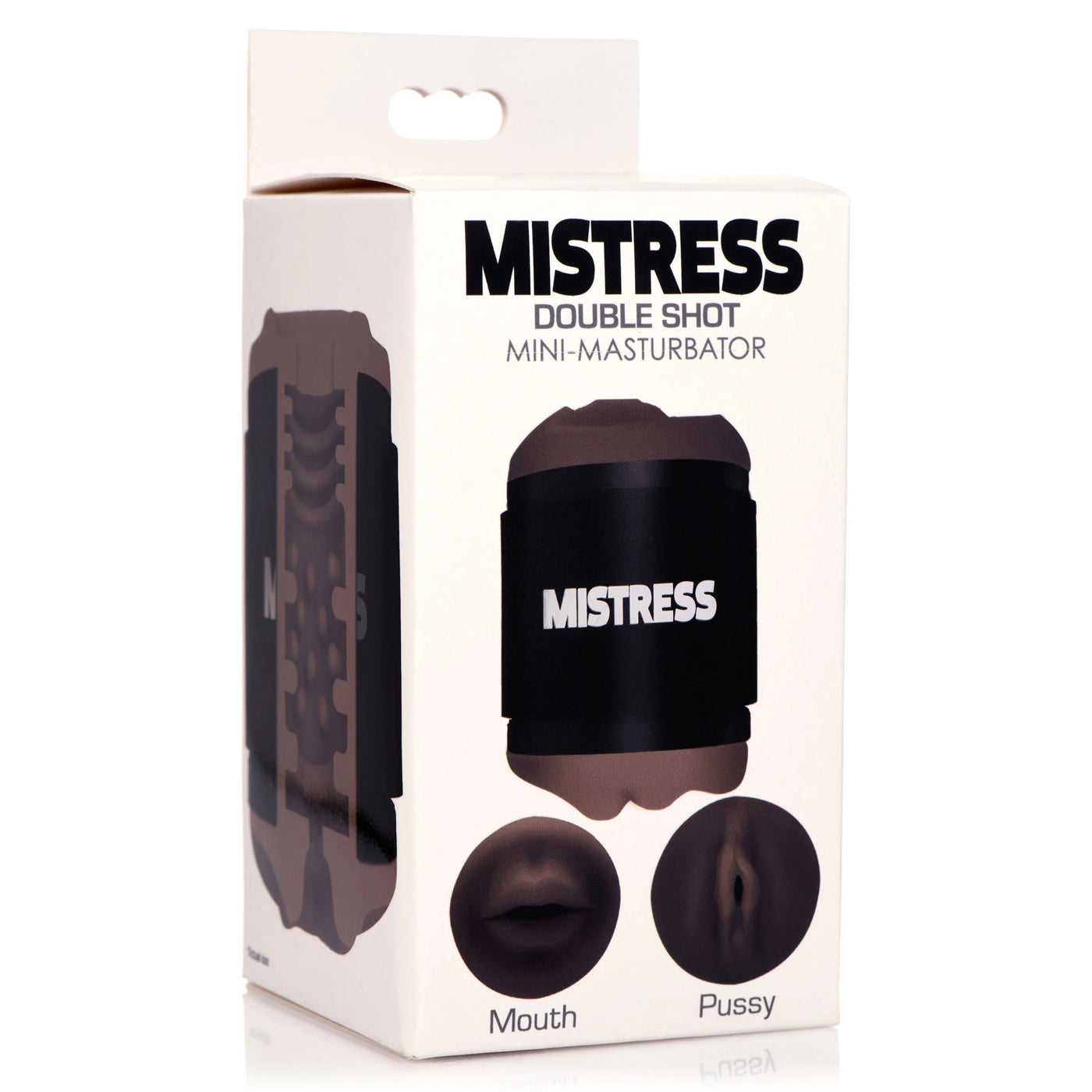 Mistress Double Shot Mouth and Pussy Stroker - Dark-6