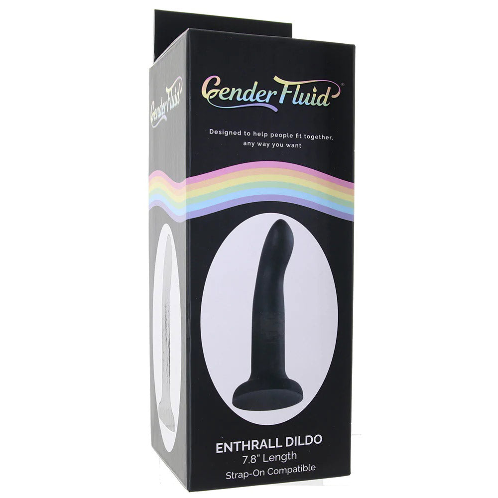 Gender Fluid Enthrall Dildo 7.8 Inch - Black-5