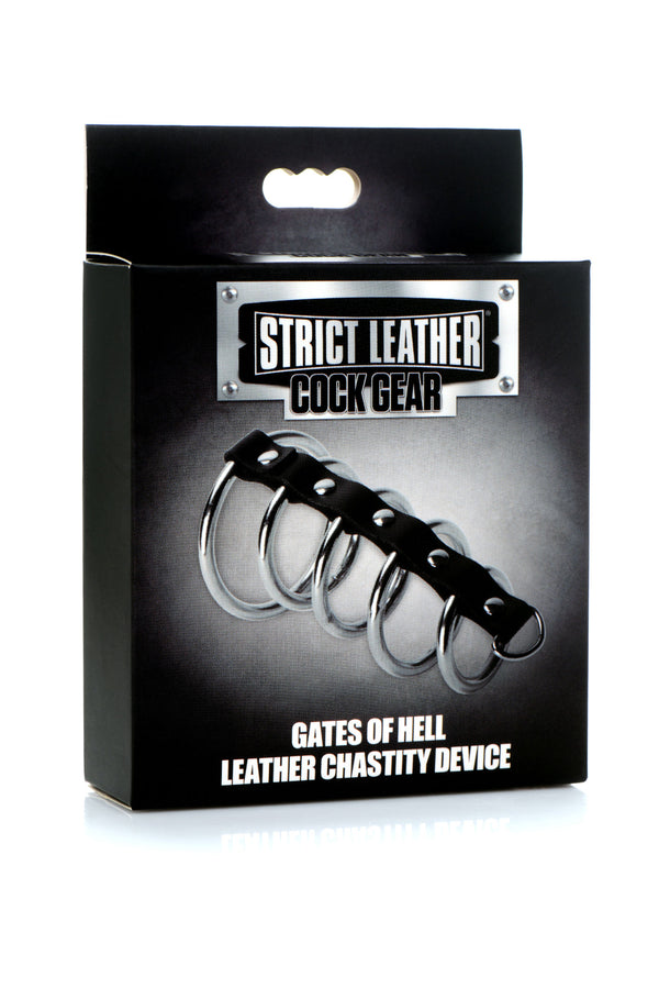 Cock Gear Gates of Hell Chastity Device - Black