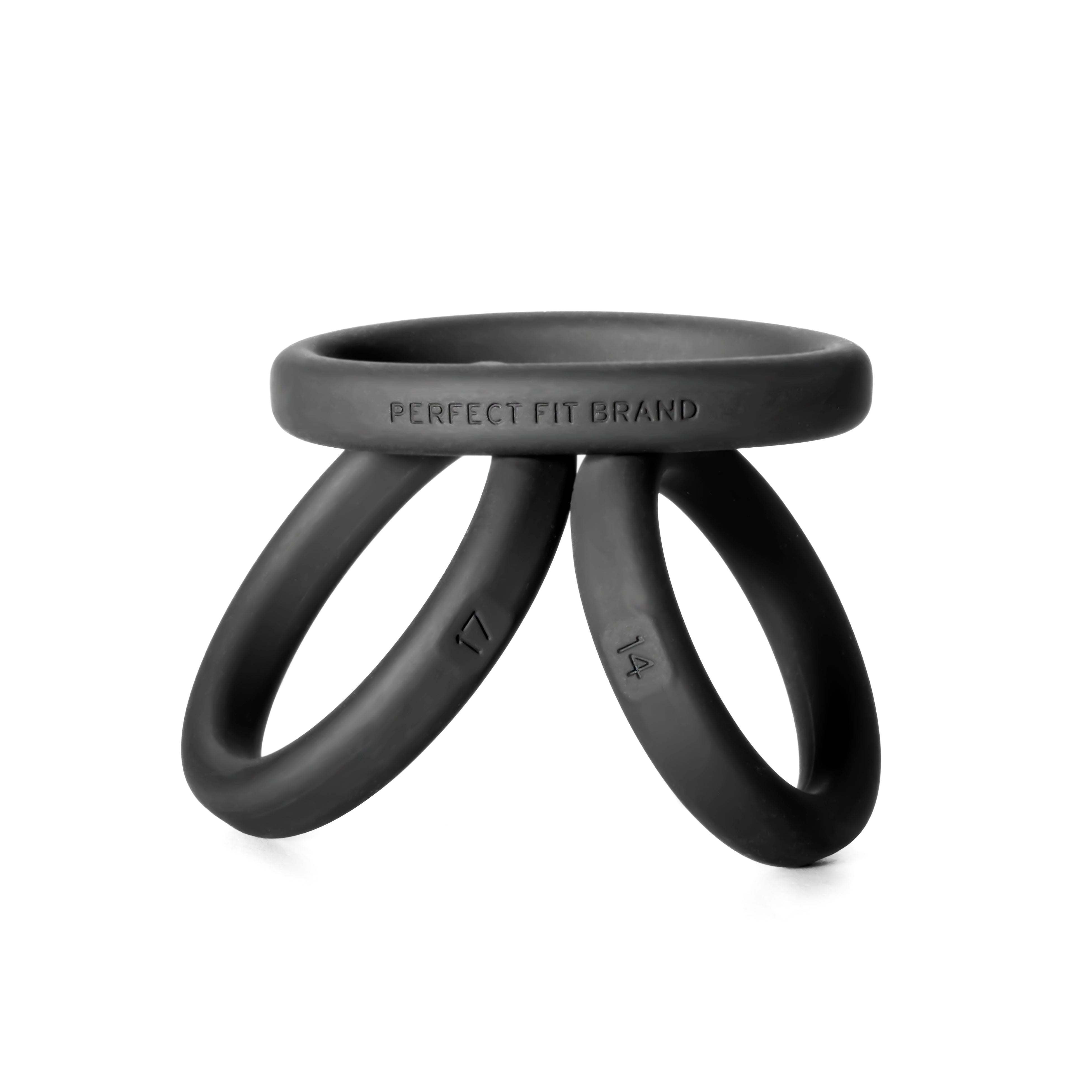 Xact- Fit 3 Premium Silicone Rings - #14, #17,   #20-2