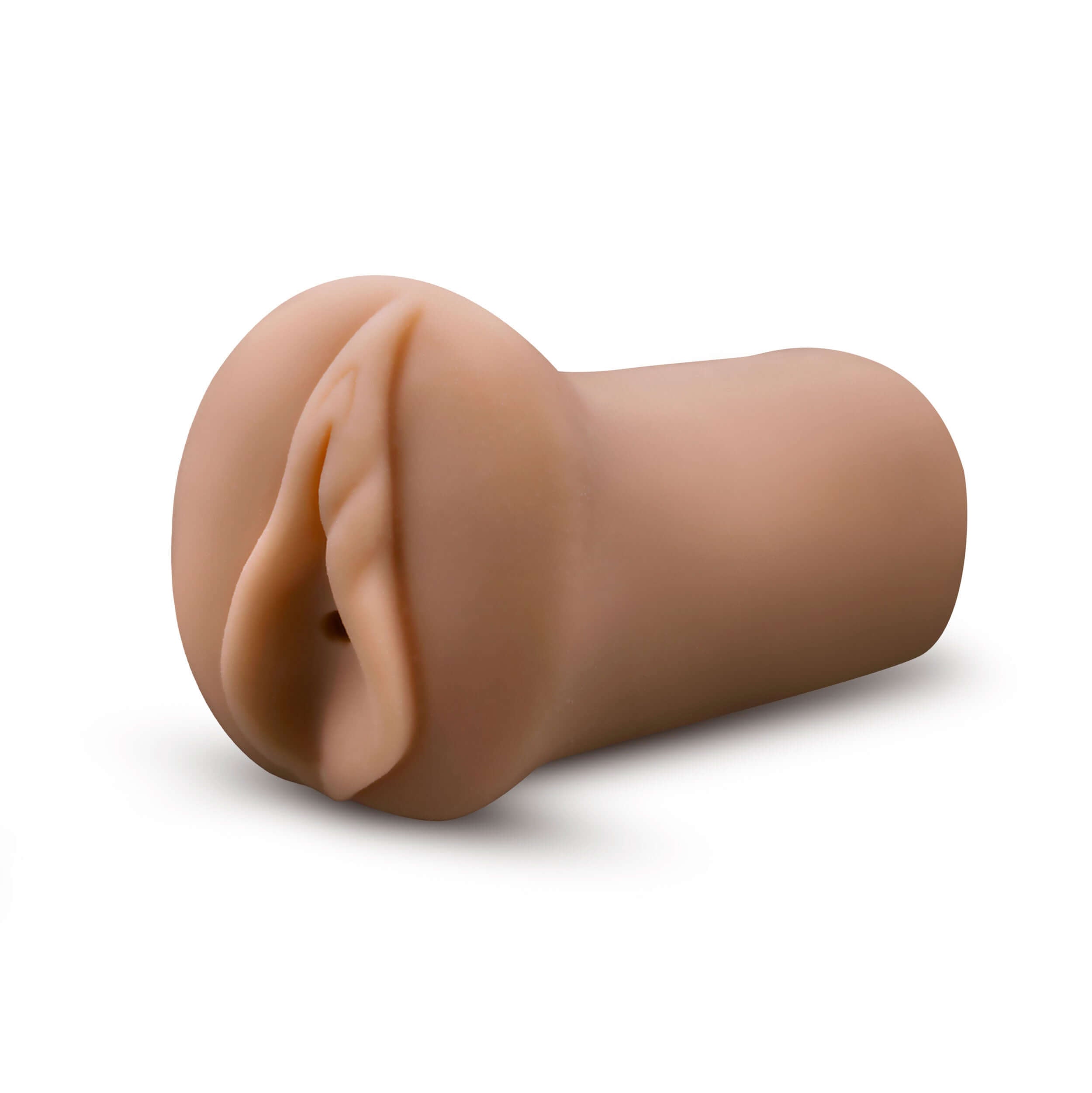 Enlust Molly Tan male stroker made from ultra-soft X5 Plus material, featuring a ribbed interior for enhanced pleasure.