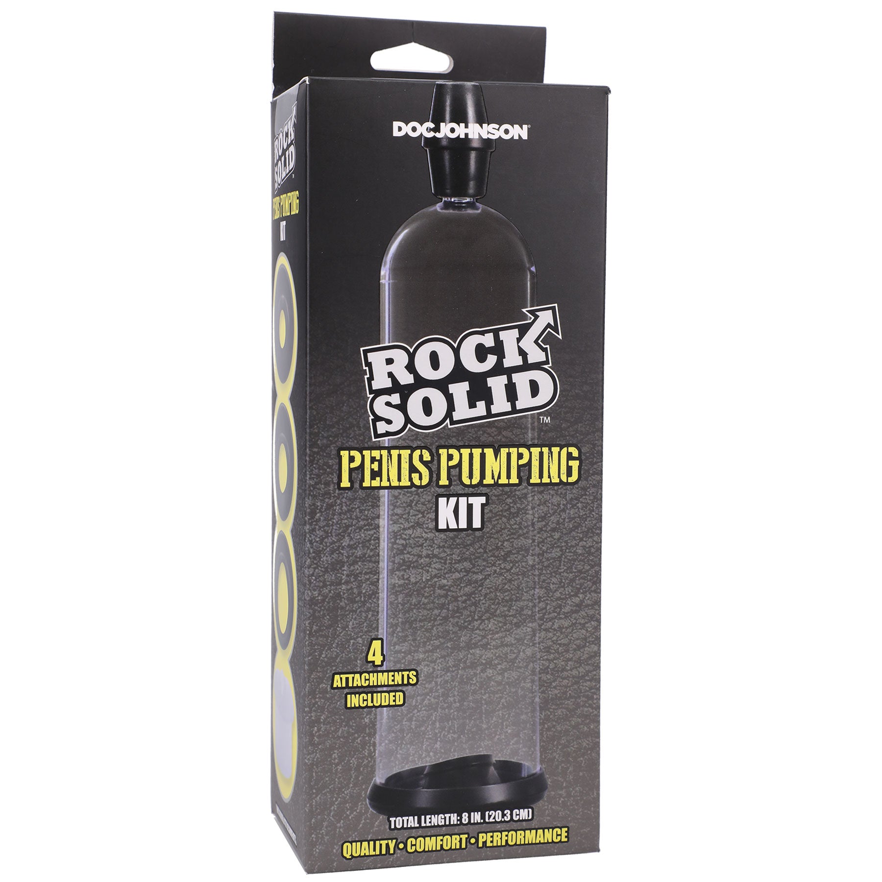 Rock Solid - Penis Pumping Kit - Black/clear-5
