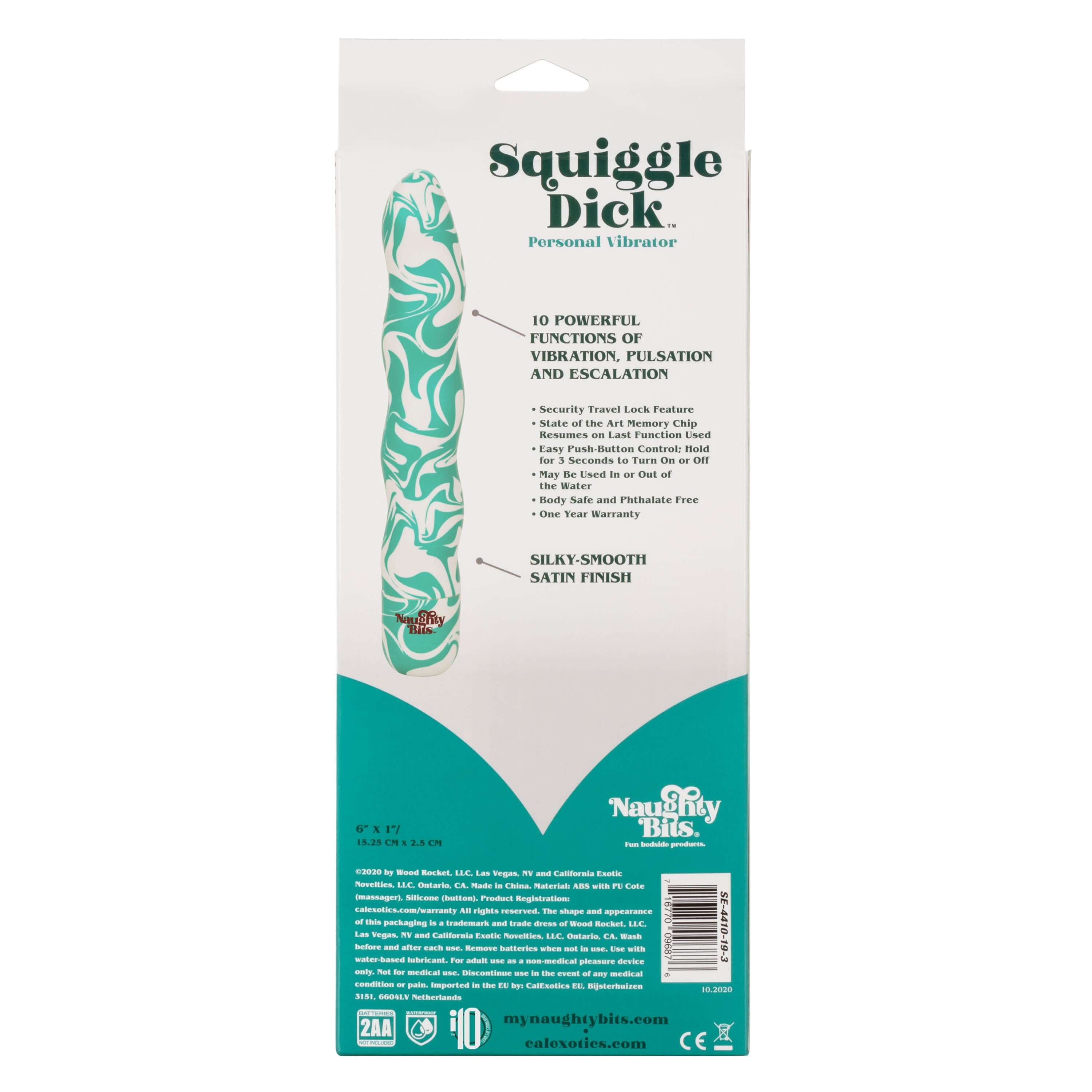 Naughty Bits Squiggle Dick Personal Vibrator-6