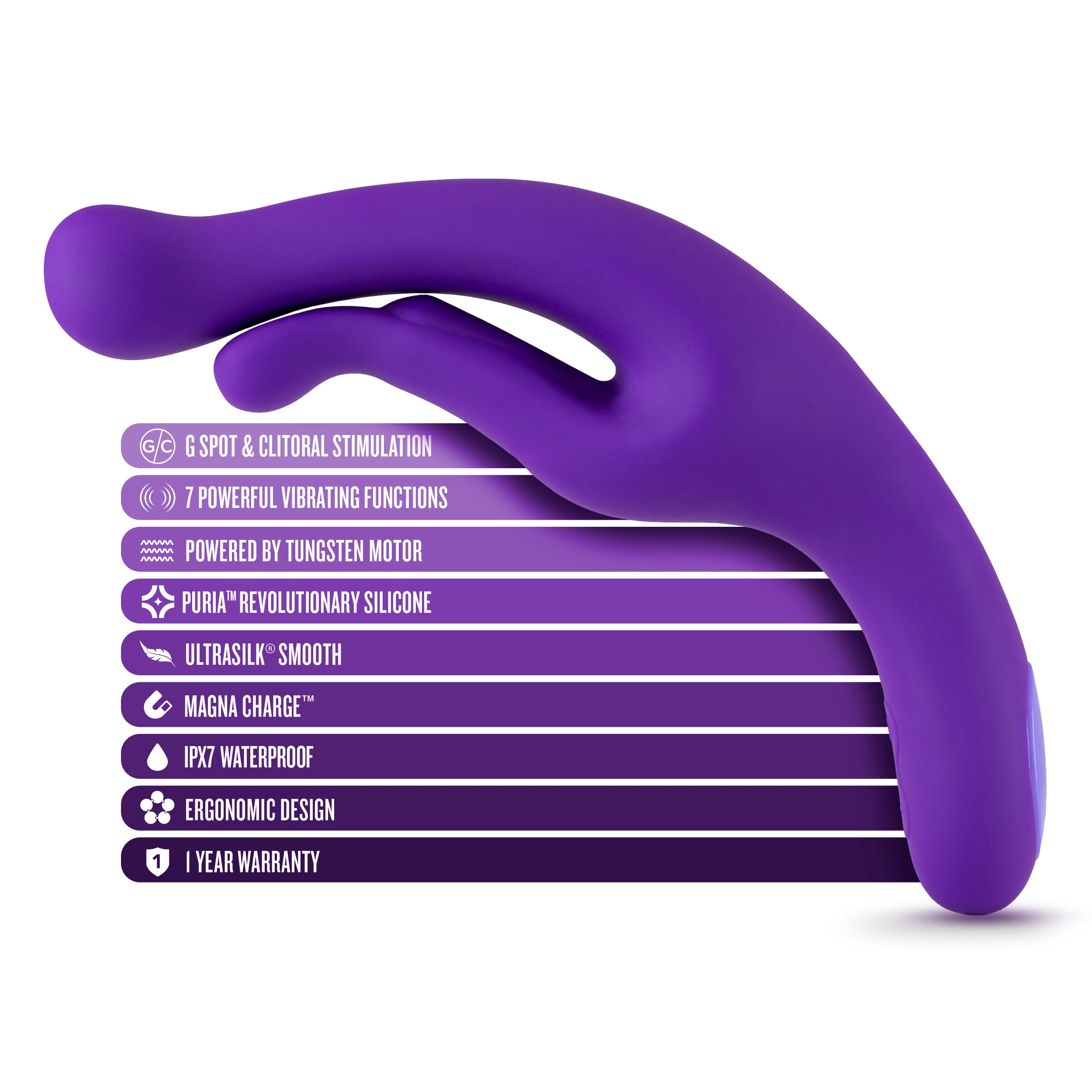 Wellness - G Wave Vibrator -Purple