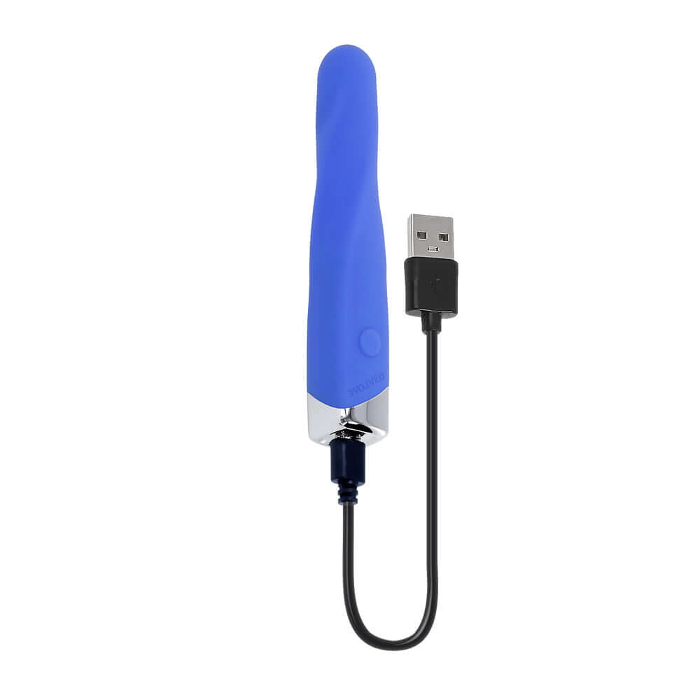 Twisted Temptation Massager - Purple with USB charging cable