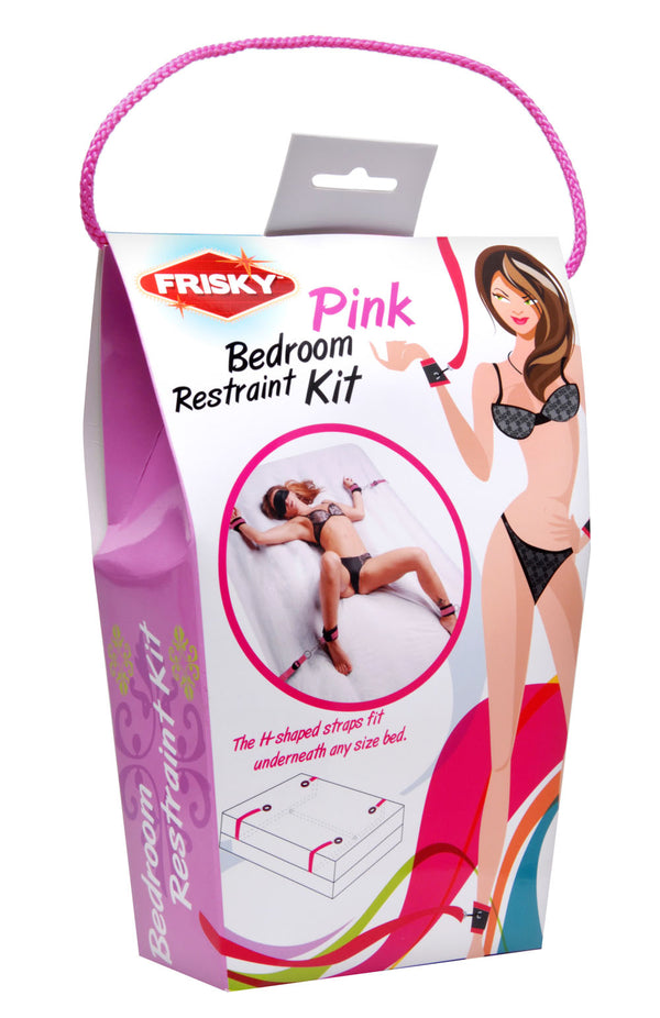 Frisky Pink Bedroom Restraint Kit