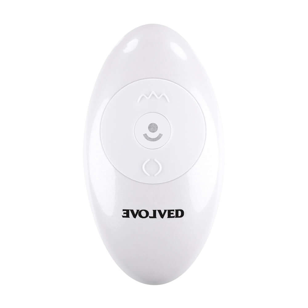 Remote control for In Thrust We Trust Light Vibrating Thruster with easy-to-use buttons and ergonomic design.