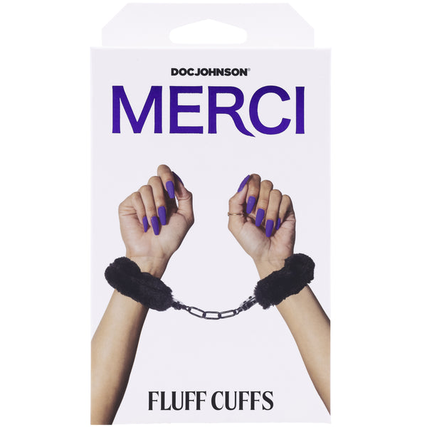 Merci - Fluff Cuffs - Black-0
