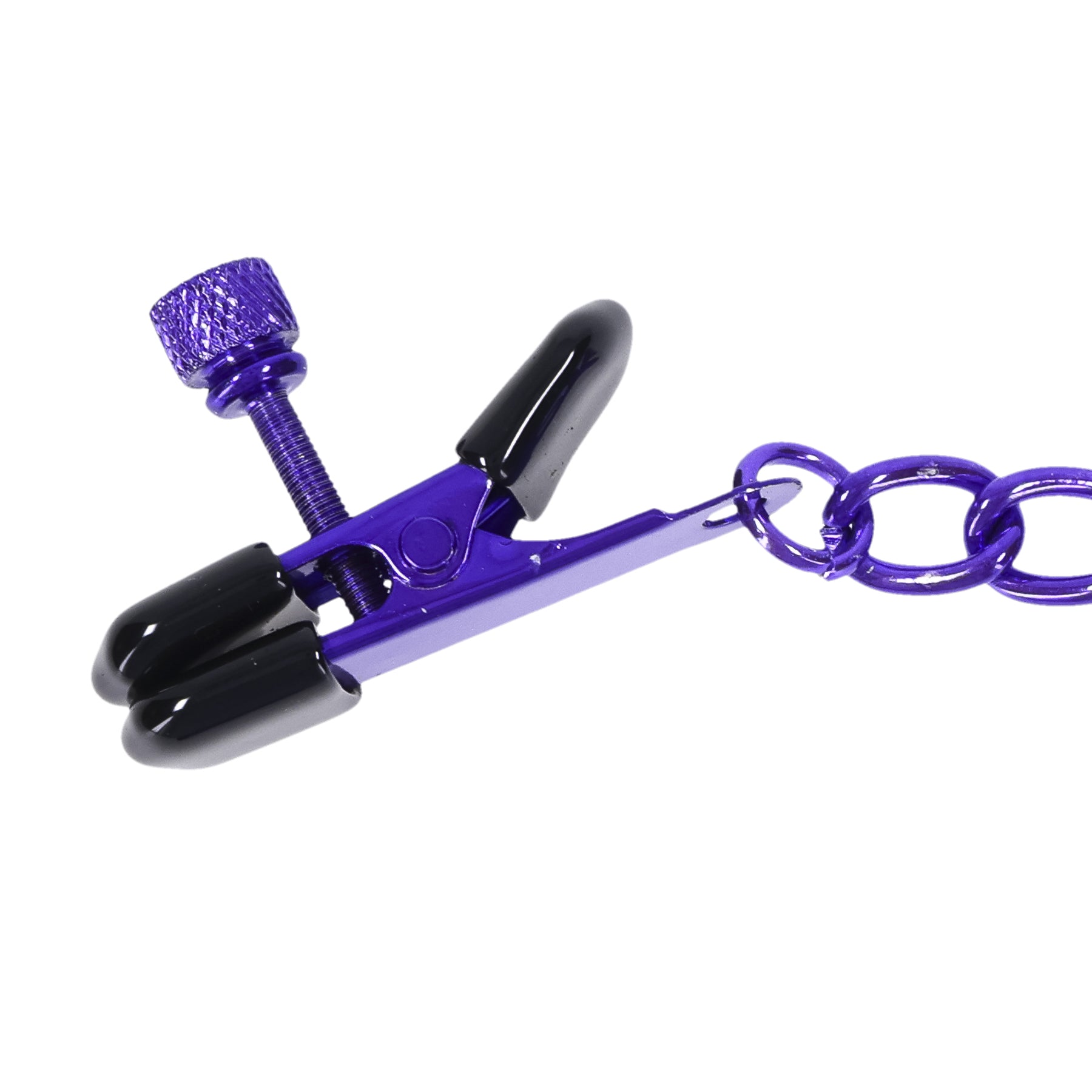 Merci - Chained Up - Nipple Clamps - Violet/black-1