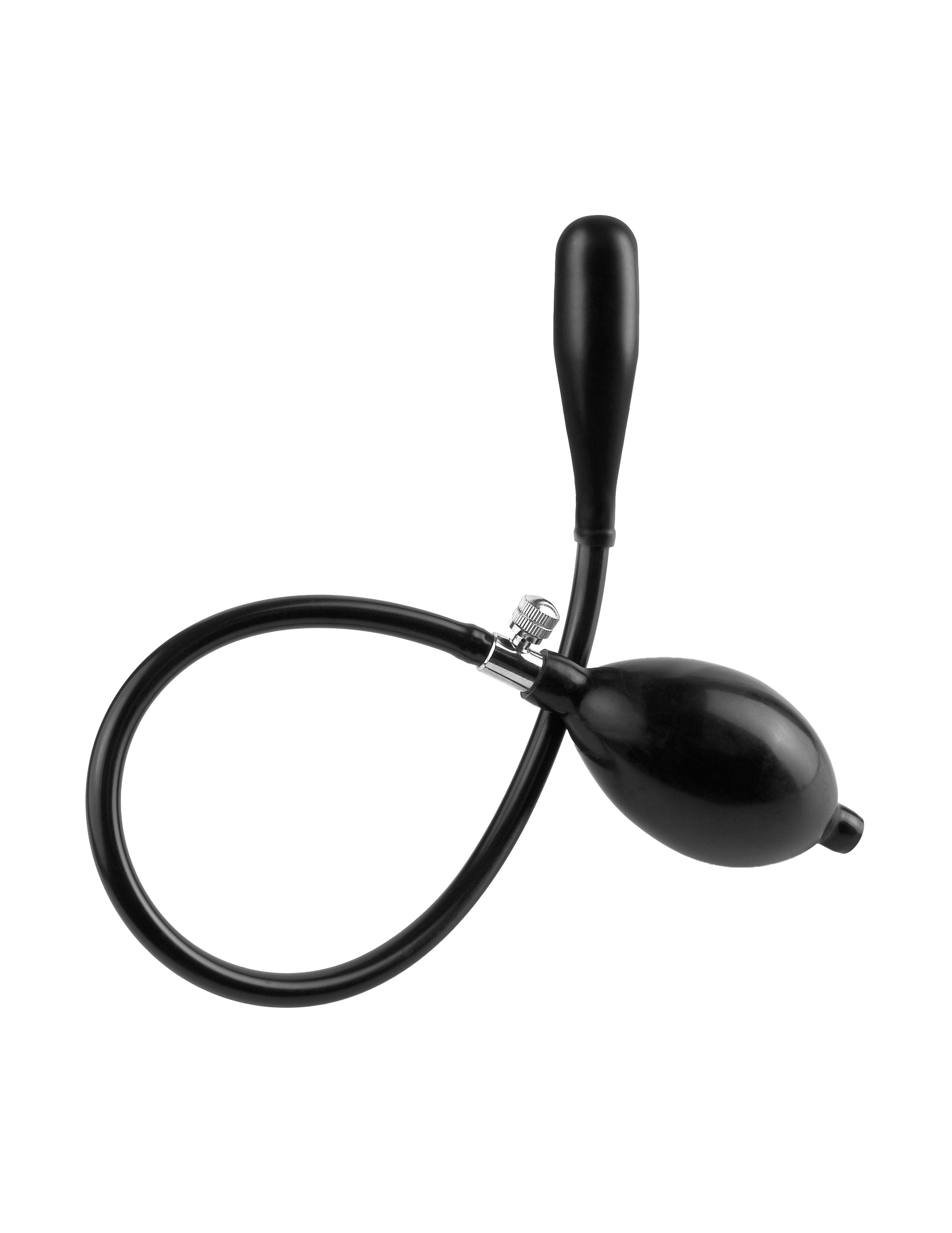 Anal Fantasy Collection Inflatable Silicone Ass Expander - Black-1