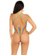 Rainbow Stripe Cross-Over Bodysuit - One Size -  Multicolor-0