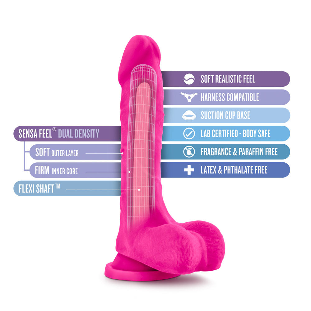 Au Natural - Bold - Thrill - 8.5 Inch Dildo -  Pink-0