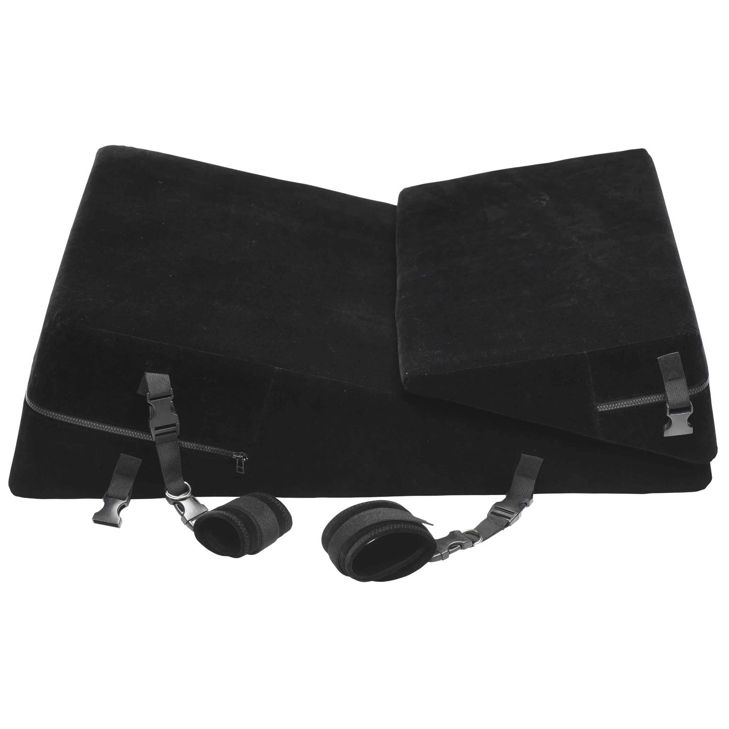 Bondage Cushion Set Bondage Foam Wedge Pillow Set  - Black-9