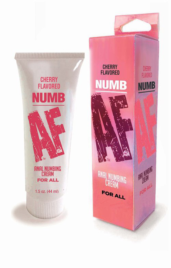 NUMB AF Cherry-Flavored Anal Desensitizer Gel - 1.5 Fl. Oz.: Enhance Comfort & Pleasure