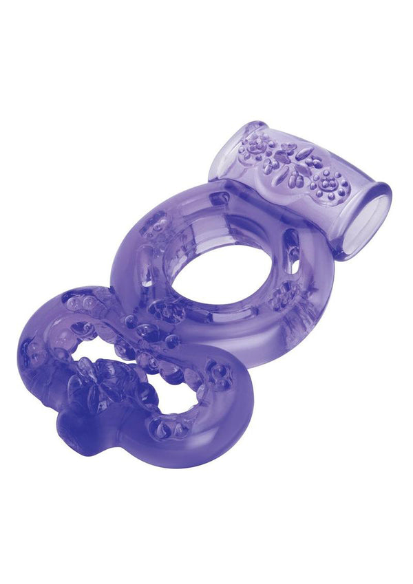Bodywand Rechargeable Duo Ring - Purple-0