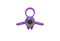 9's Flirt Finger Butterfly Finger Vibrator in Purple