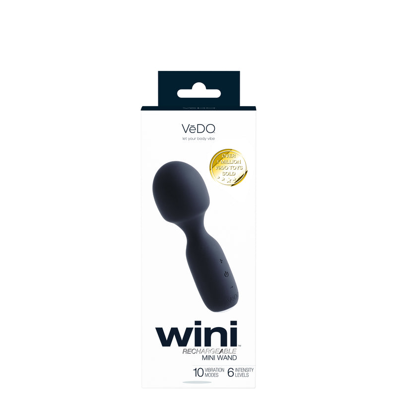 Wini Rechargeable Mini Wand - Black