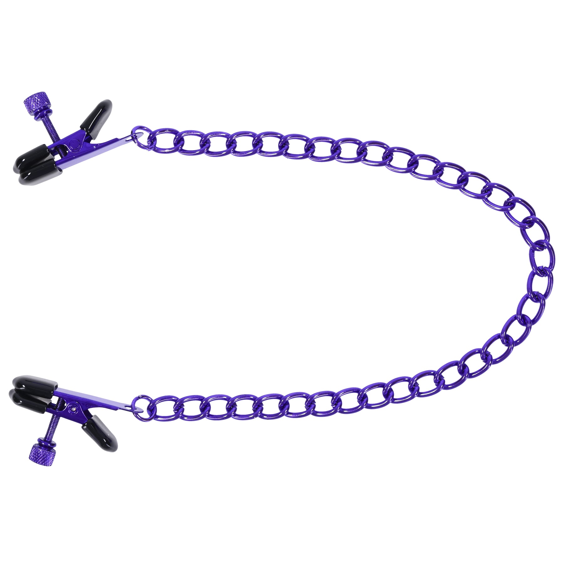 Merci - Chained Up - Nipple Clamps - Violet/black-2
