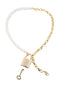 Pearl Day Collar - White/gold-1
