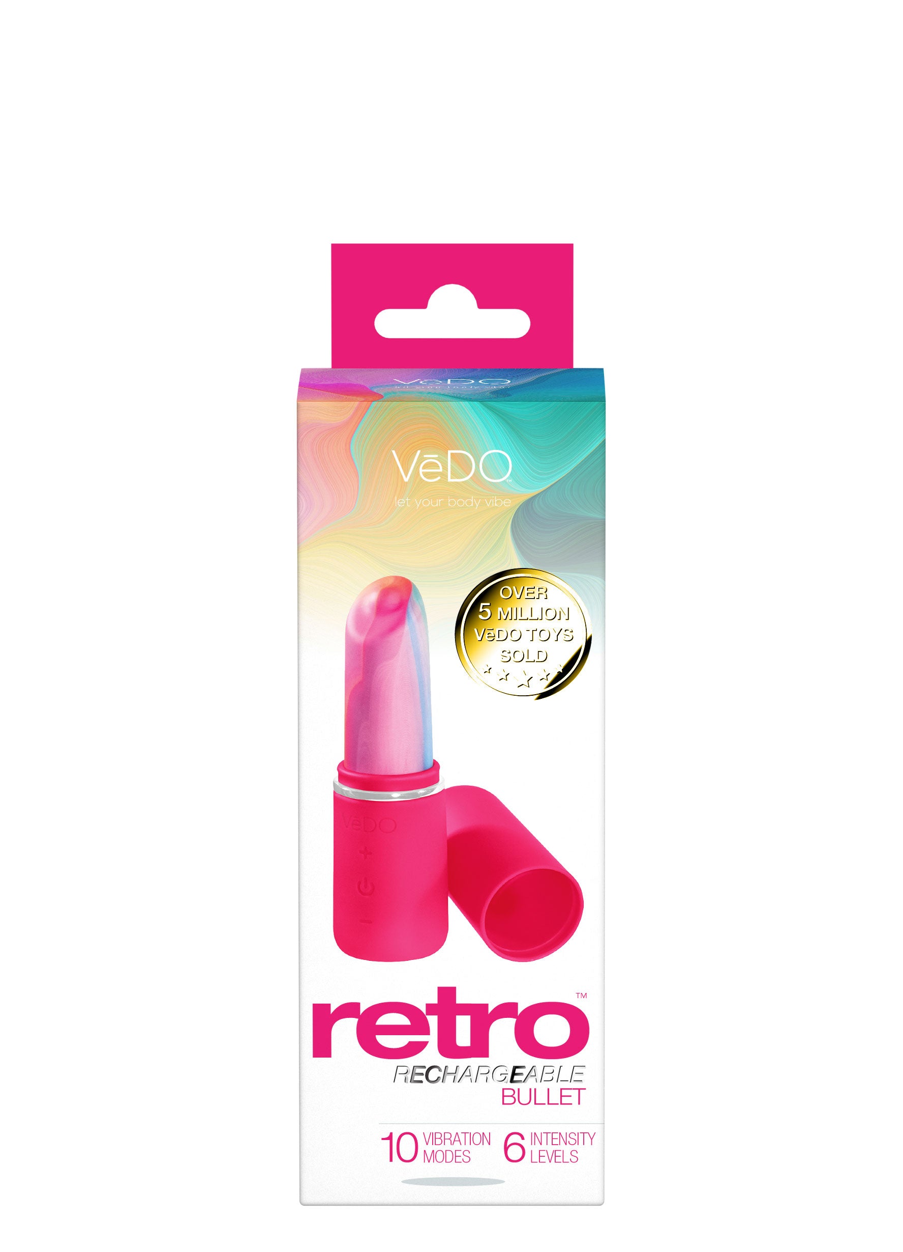 Retro Rechargeable Bullet - Pink-1