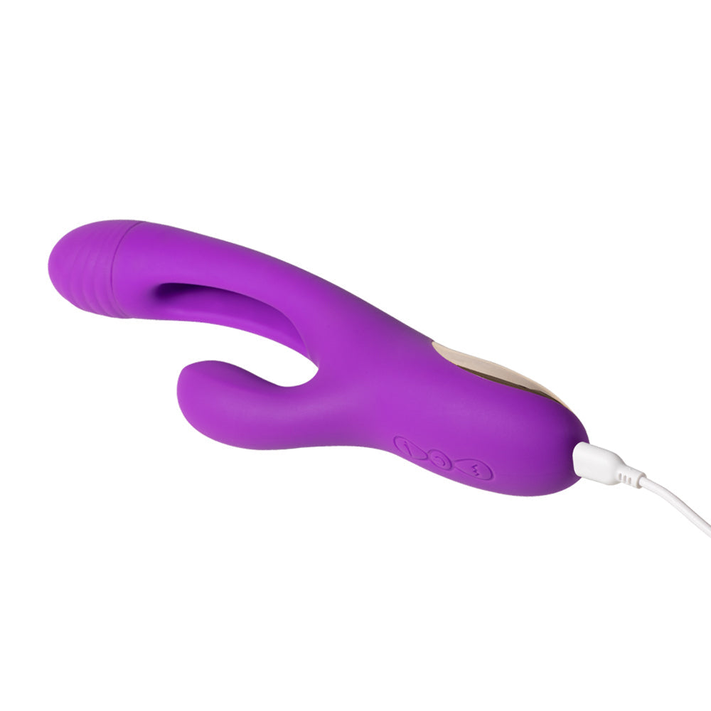 Bora - Rabbit Tapping G-Spot Vibrator - Purple-0