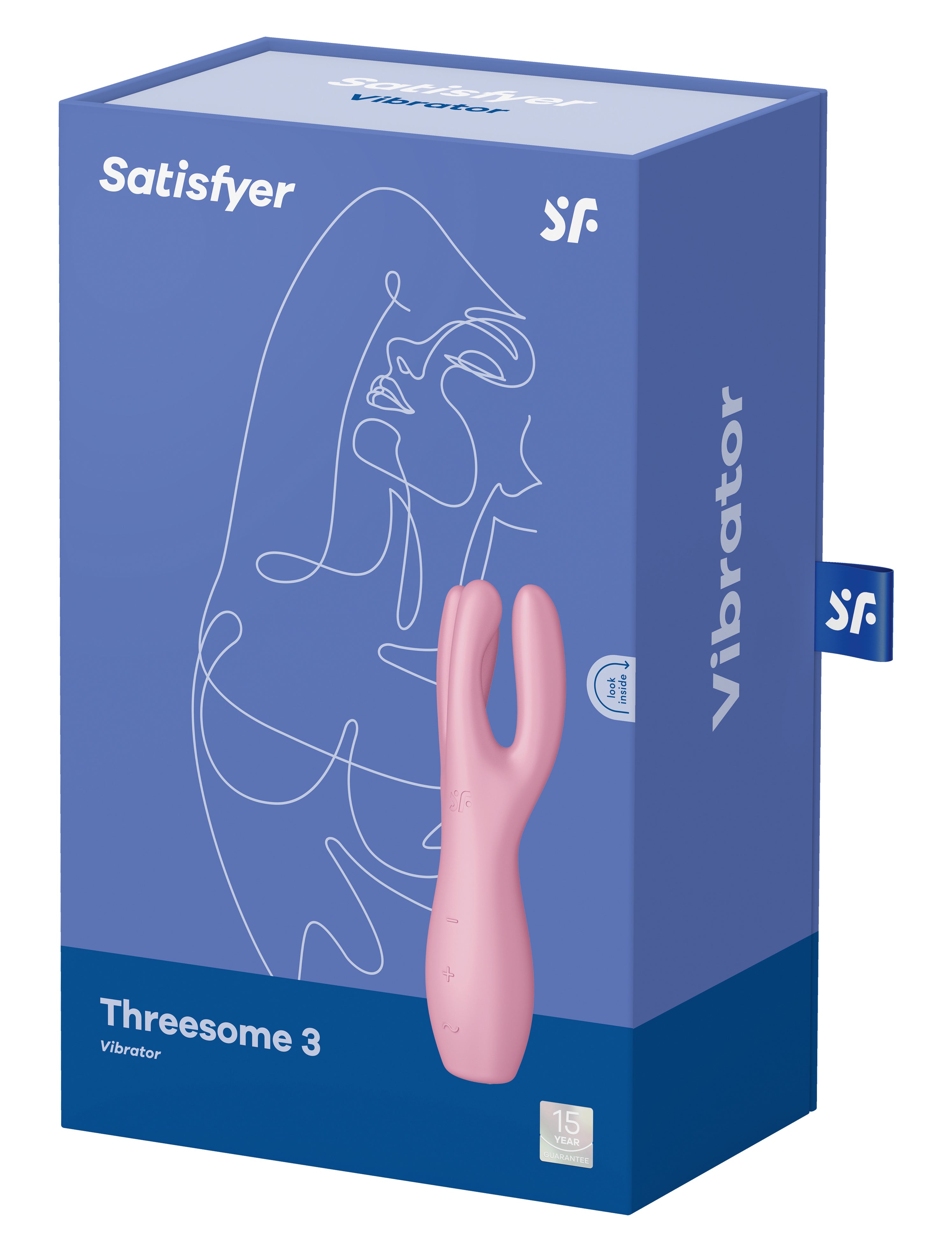 Threesome 3 Vibrator - Pink-0
