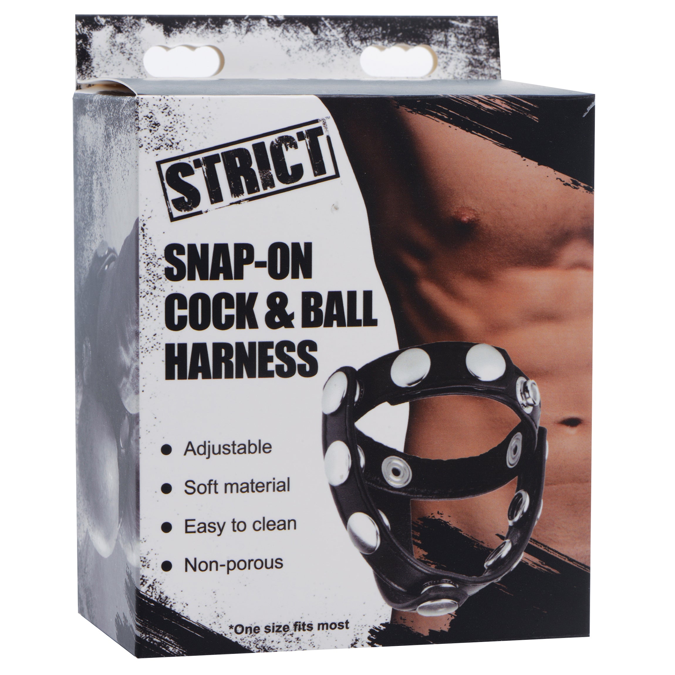 Snap- on Cock &amp; Ball Harness