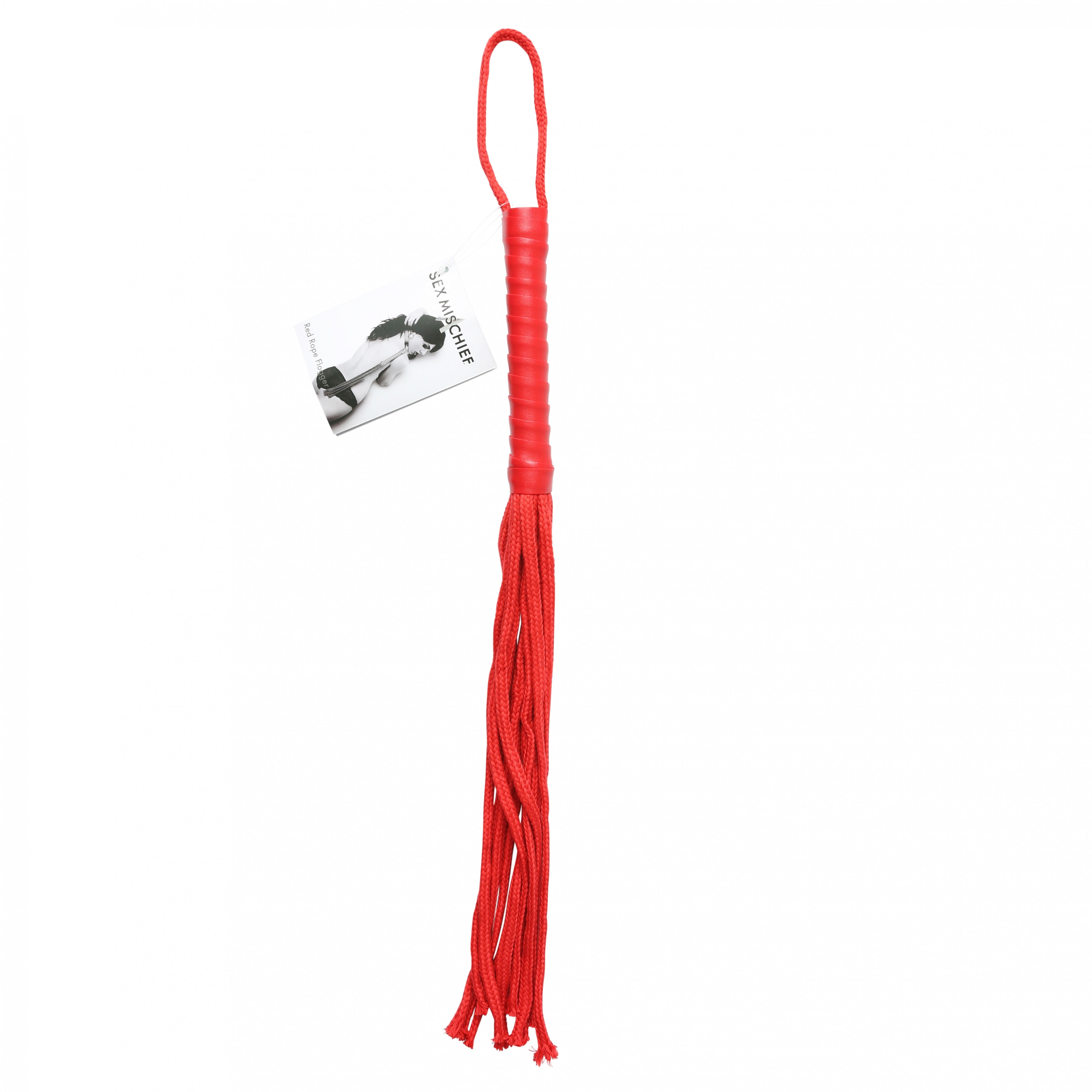 Sex and Mischief Rope Flogger - Red