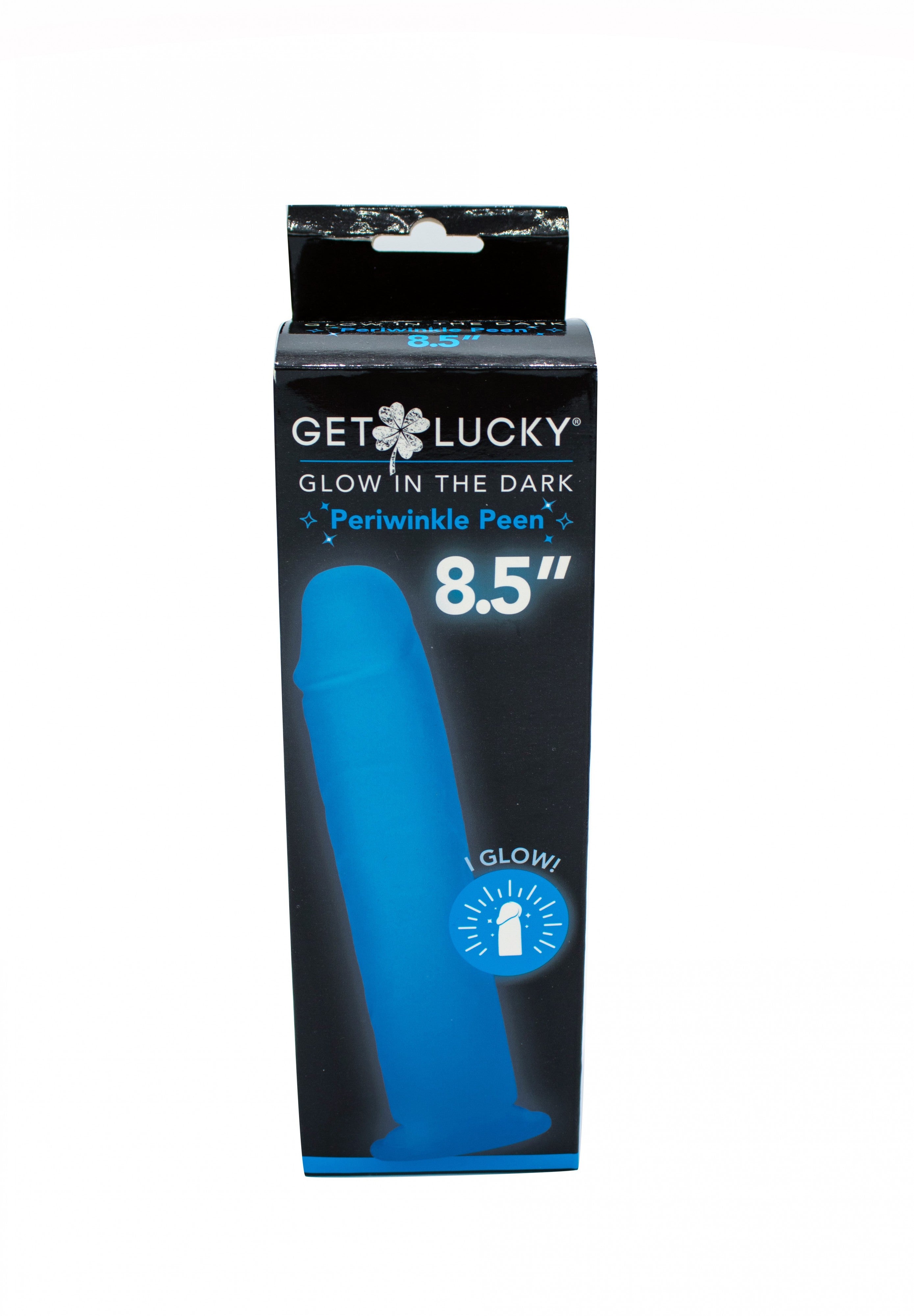 Get Lucky Glow in the Dark Periwinkle Peen -  8.5 Inch