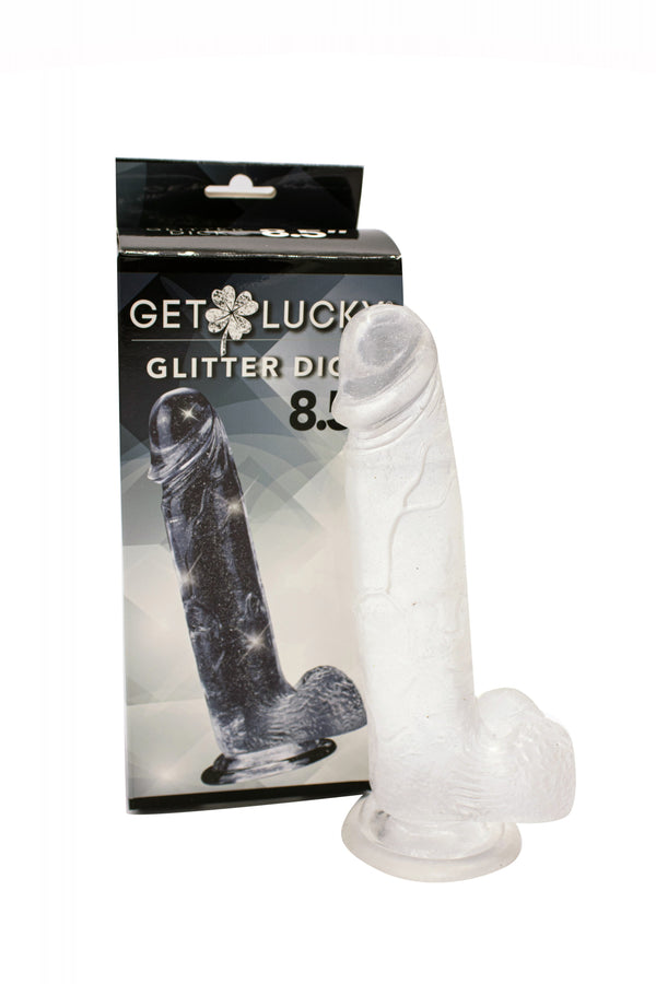 Get Lucky Glitter Dick - 8.5 Inch