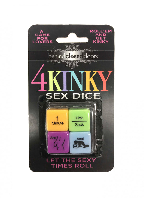 Spice Up Your Sex Life with 4 Kinky Sex Dice - Fun and Exciting Foreplay and Position Game