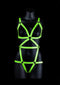 Ouch! Glow in the Dark Full Body Harness S/M: Illuminate Your Desires