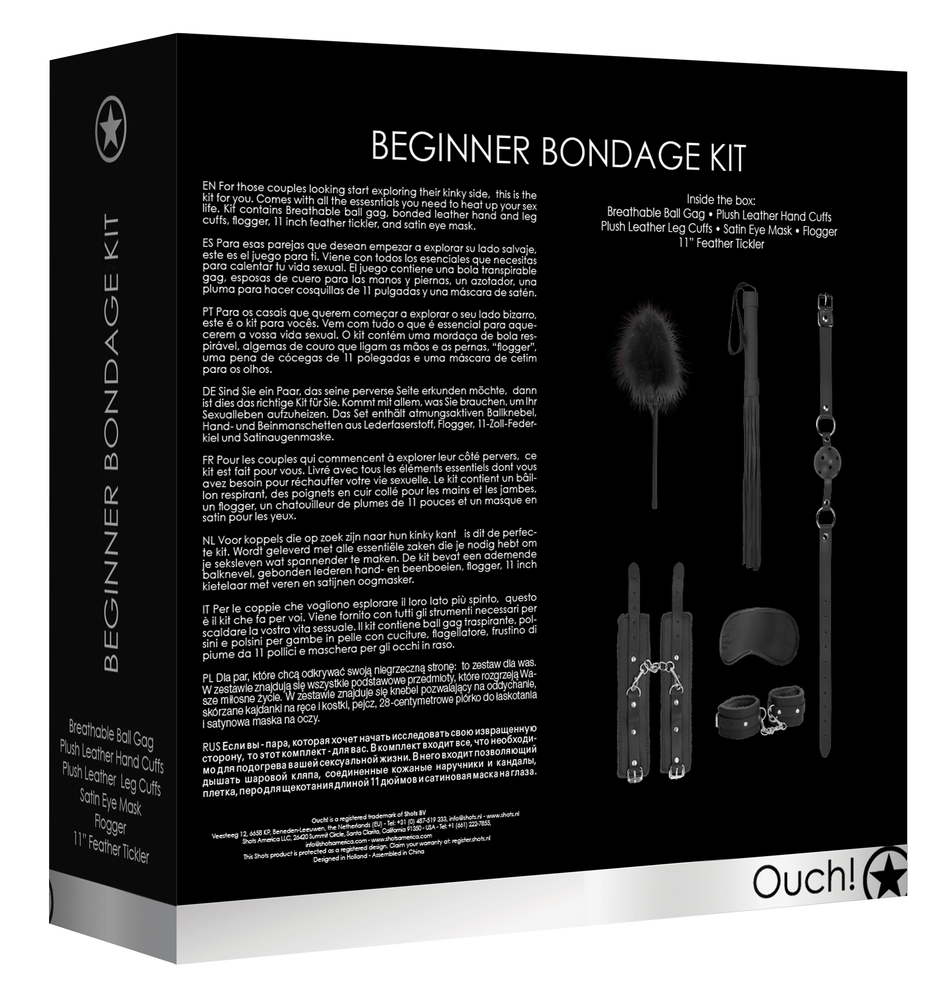 Beginners Bondage Kit - Black