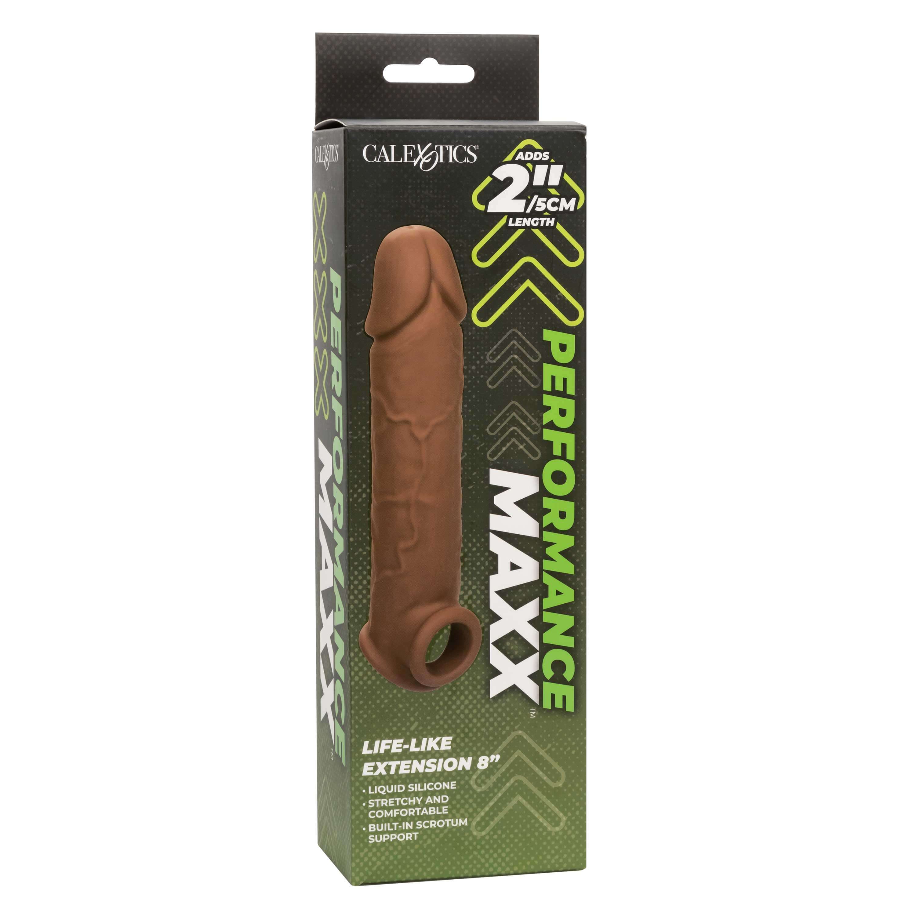 Performance Maxx Life-Like Extension 8 Inch -  Brown-3