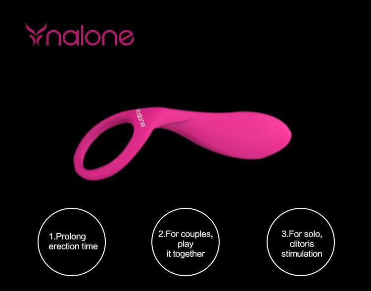 Nalone Tango Unisex Vibrating Love Ring Pink
