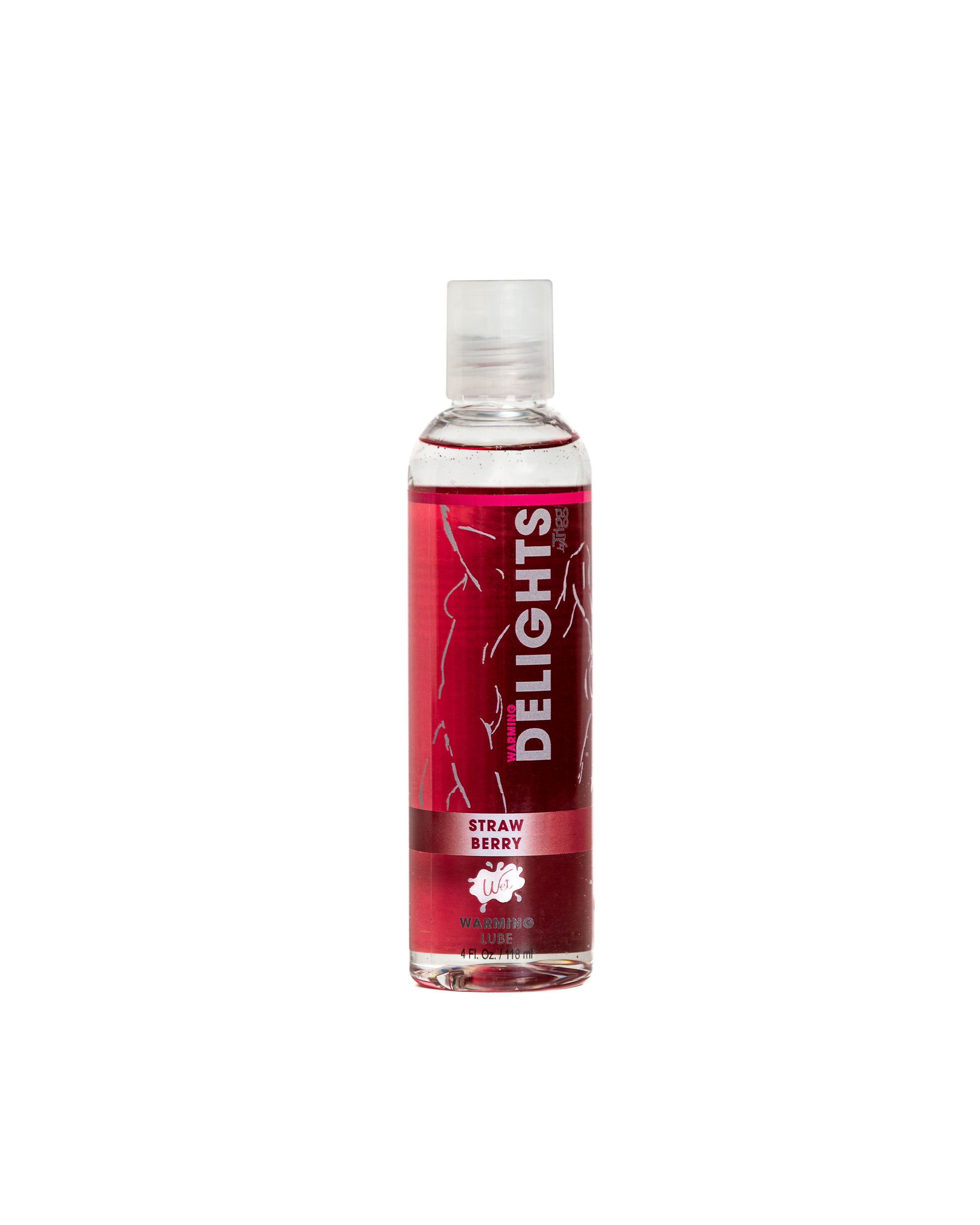 Warming Delights - Strawberry - Flavored Lube 4 Oz-0