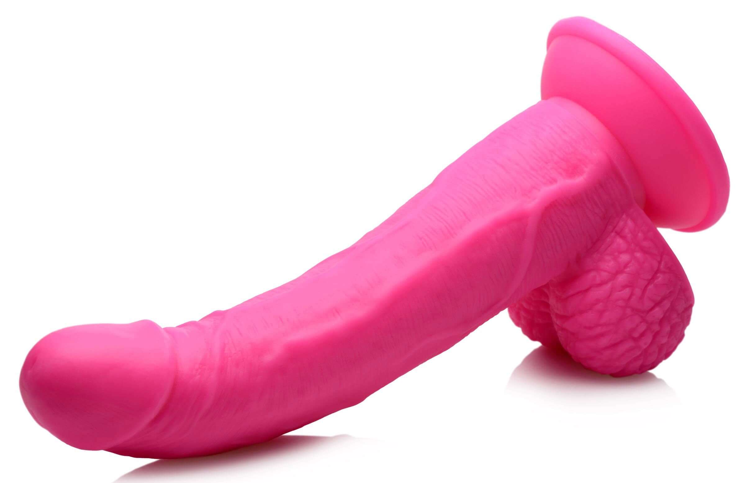 Pop Pecker 7.5 Inch Dildo With Balls - Pink-3