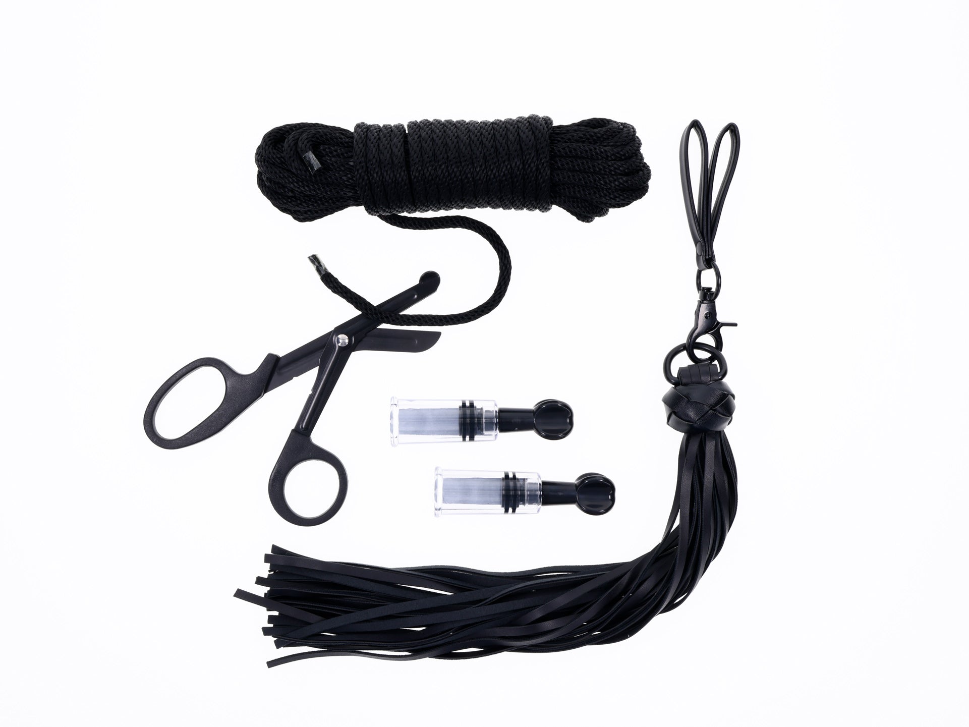 Tied and Twisted Bondage Kit - Black-4