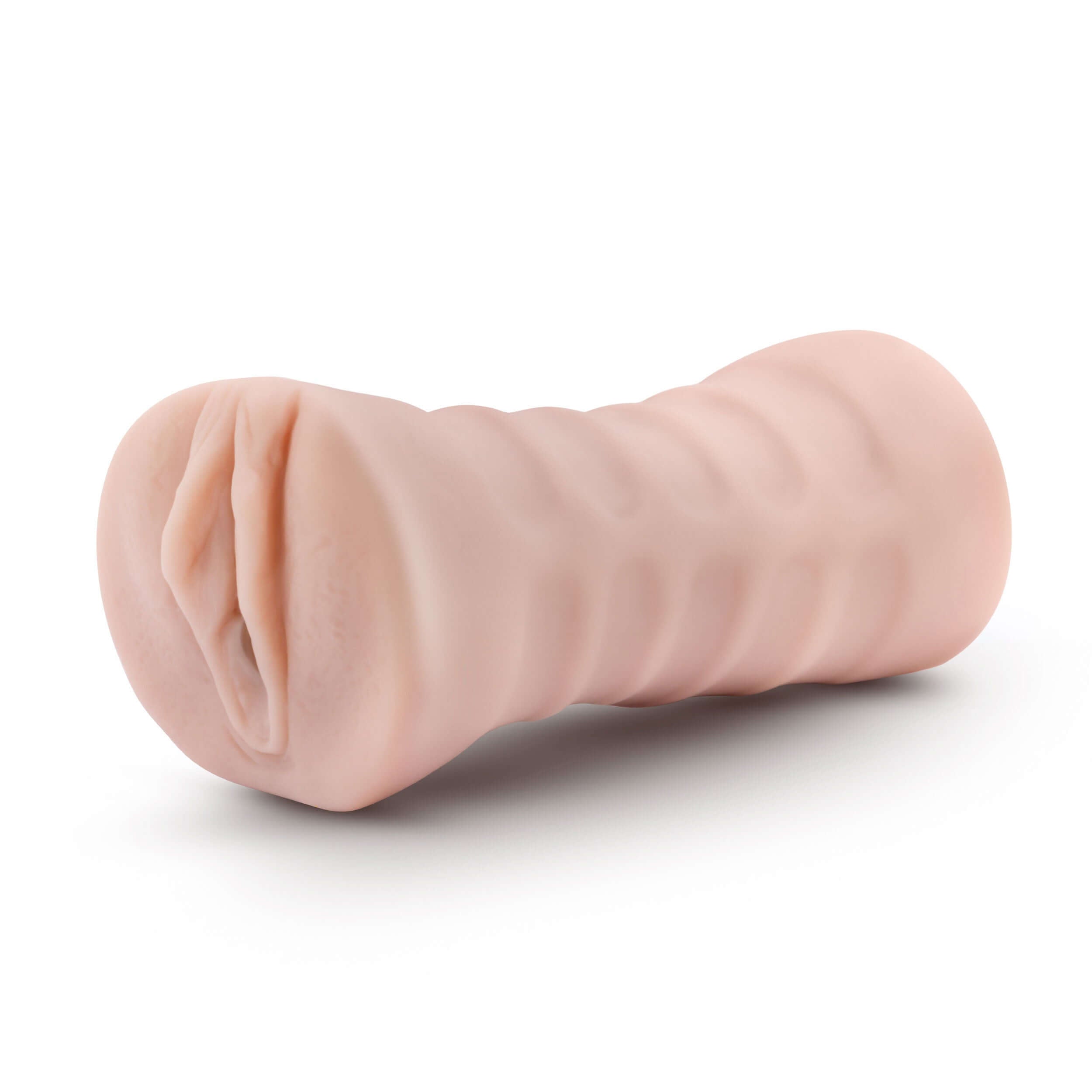 Enlust Ayumi vibrating stroker in beige, crafted from ultra-soft material for enhanced pleasure and comfort.