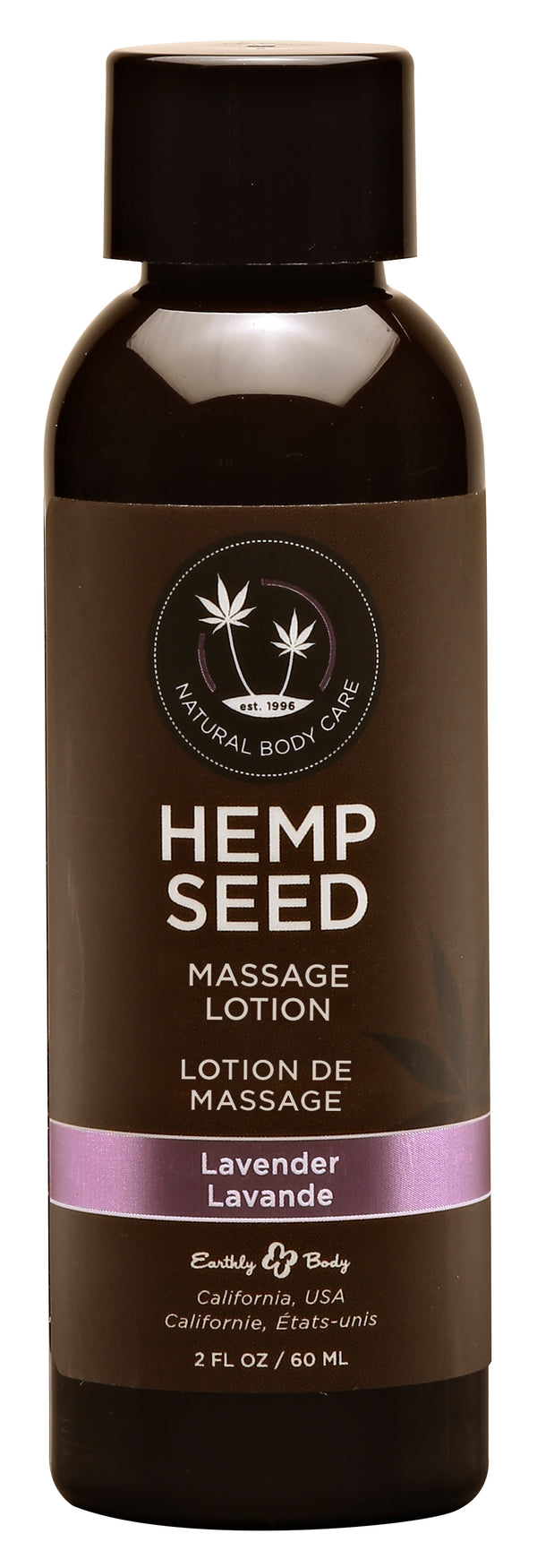 Hemp Seed Massage Lotion - Lavender - 2 Fl. Oz. / 60 ml