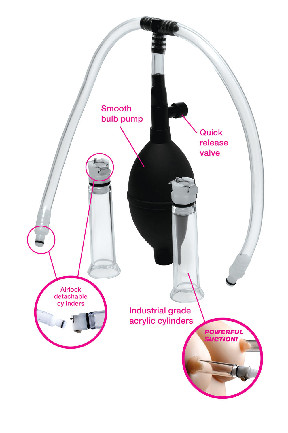 Nipple Pumping System With Detachable Cylinders-5