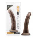Dr. Skin - 7 Inch Cock With Suction Cup -  Chocolate-1